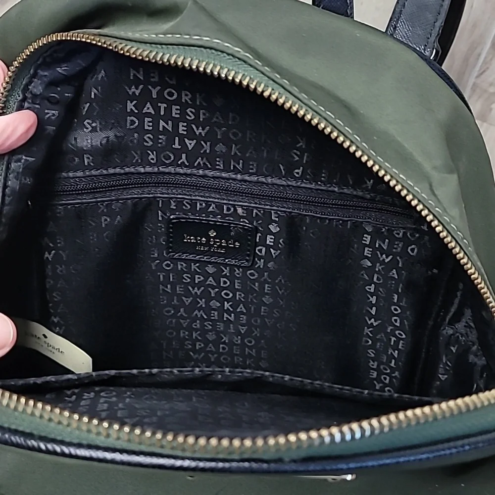 KATE SPADE Dawn Nylon Backpack Sapling Green